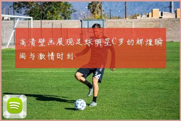 高清壁画展现足球明星C罗的辉煌瞬间与激情时刻