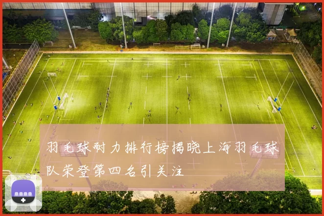 羽毛球耐力排行榜揭晓上海羽毛球队荣登第四名引关注